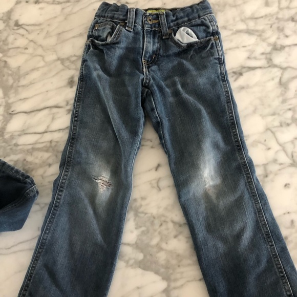 fleece lined baby jeans